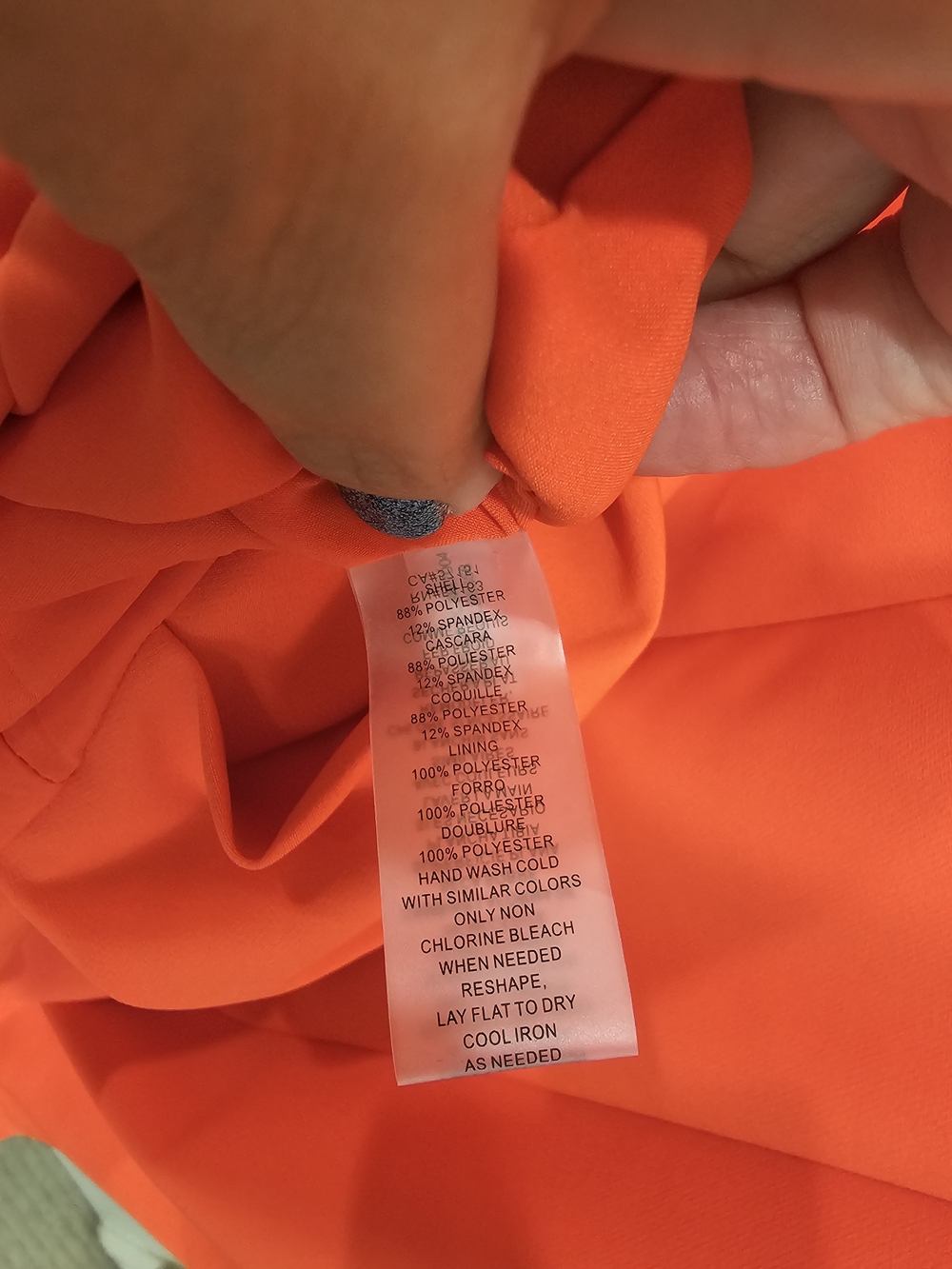Vince Camuto Coral Ruffle High-Low Faux Wrap Dress - Picture 11 of 11